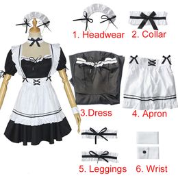 Cosplay Anime Cafe Maid Cosplay Dress Halloween Carnival Costume For Woman Loli Size S Xxxlcosplay