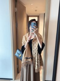 Designer Classic Stylish Women long Cashmere fringed Scarf Letter Printed Scarves Soft Touch Warm Autumn Winter Long Shawls carf free delivery