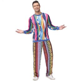 Cosplay Carnival Men Retro S Hippie Cosplay Clothing Suit Music Festival Outfits Party Rock Disco Costumescosplay