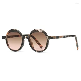 Sunglasses Fashion Vintage Round Women For Men Shades Trending Designer Thin Frame Pink Punk Sun Glasses UV400