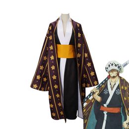 Cosplay Anime One Piece Cosplay Trafalgar D Water Law Man Costumecosplay