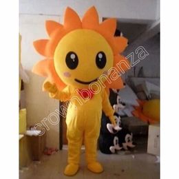 2024 Cute Simulation Sun Mascot Costumes Halloween Cartoon Character Outfit Suit Xmas Outdoor Party Outfit Unisex Promotional Advertising Clothings