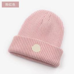 Fashion Designer Hat MONCLiR beanie Autumn and winter new knitted wool hat luxury knitted hat official website version 1 1 craft2311