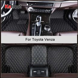 Floor Mats Carpets KAHOOL Custom Car Floor Mats For Toyota Venza Auto Accessories Foot Carpet Q231012