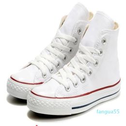 2023-Size 35-46 Unisex HighTop Adult Women Men Canvas Shoes 13 colors Laced Up Casual Sneaker Dress Shoes