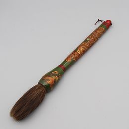 Hand Painted Wooden Brush, Dragon Brush, Home Decoration, Table Accessory