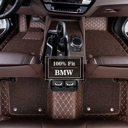 Carpets Custom Car Floor Mats For F11 F10 F31 F34 X1 X2 X3 X4 i3 i4 Auto Carpet Rugs Foot Pads Parts Interior Details Accessories Q231012