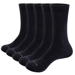 Men's Socks YUEDGE 5 Pairs Men Breathable Comfortable Combed Cotton Business Loose Fitting Plain Dress Summer Thin Lightweight Socks 3746 231011