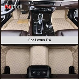 Floor Mats Carpets KAHOOL Custom Car Floor Mats For Lexus RX RX300 RX330 RX350 RX400H RX450H RX350H Auto Accessories Foot Carpet Q231012