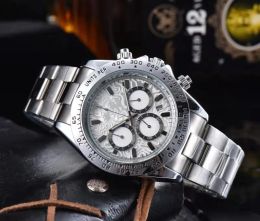 2023 new reloj hombre character brand watch men's watches date luxury bracelet small disc wristwatch