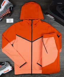 Men's Tracksuits 2023 Spring Sports Suit For Men Women Long Sleeve Zip Up Jacket Sweatpants Sportswear Loose Oversized Clothing 2 Piece Sets