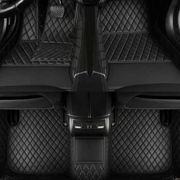 Floor Mats Carpets Customised Car Floor Mats for Hyundai Genesis G80 2020-2023 Year Interior CarAccessories Carpet Artificial Leather Q231012