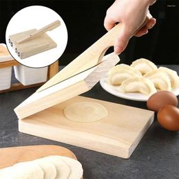 Baking Tools Wooden Dough Presser Pressing Tool Dumpling Skin Wrapper Gadget Making Press Mould Pastry Ki C4G4