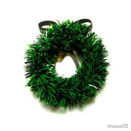 Christmas Toy Supplies 1/12 Doll House Miniature Christmas Door Wreath Garland Bell Ornament DIY Home Party Decoration Supplies R231012