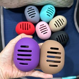 1Pcs Makeup Sponge Holder Eco-Friendly Silicone Multi-hole Beauty Blender Storage Case Travel Protable Cosmetic Puff Holder Box