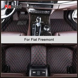 Floor Mats Carpets KAHOOL Custom Car Floor Mats For Fiat Freemont Auto Accessories Foot Carpet Q231012