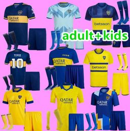 adult kit 20 21 22 23 24 Boca Juniors DE ROSSI Soccer Jerseys 2020 2021 2022 2023 2024 CARLITOS TEVEZ CARLITOS MARADONA ROMAN SALVIO ABILA PAVON man kits football Shirts