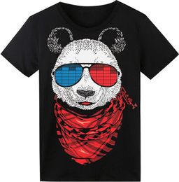 Designer Shirts Sweatshirt Disco Dj Rock Men's 3dt-shirt Party Music Sound Activated Led T Shirt Light Up and Down Punk Flashing Equaliser Men's Tshirt