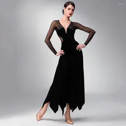 Stage Wear Custom High-end Modern Dance Costumes 2023 Elegant Ballroom Party Dress Competition Women Standard Waltz Dancing Clothes