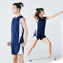 Other Sporting Goods Mens Volleyball Uniform Team Volleyball Shorts Women Training Suit Volleyball Jerseys Kits Unisex 231011