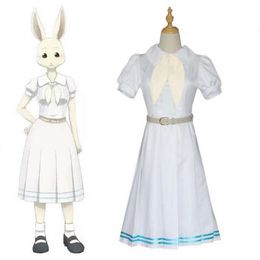 Cosplay Anime Cosplay Beastars Haru Rabbit Short Sleeve Costumes Halloween Christmas Party Setscosplay