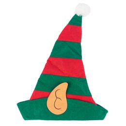 Marry Christmas Plush Hats Creative Elf Hat For Adults Holiday Party Decorations CH1213