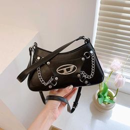 Super Hot Women's Bag 2023 New Sweet Cool Spicy Girl Underarm Single Shoulder Oblique Cross