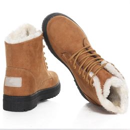 Vandringskor Vinterkvinna skor plysch vattentätt tyg icke-halkflickor skor gummi sula snöstövlar mode varma utomhusstövlar 231011