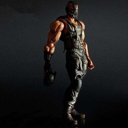 Mascot Costumes Play Arts Figure the Dark Knight Action Figure Character Bane in Movie Collectible Model Toys 26cm Joint Movable Doll Gift
