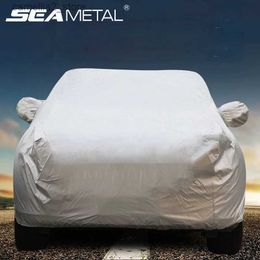 Car Covers Waterproof Car Covers Auto Sun Full Cover Protector Universal Fit For SUV SedanSnow Dust Rain Snowproof Car Accessories Q231012