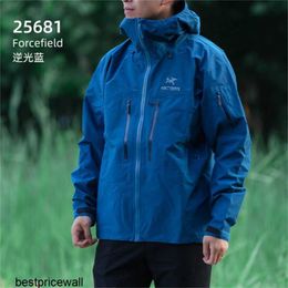 Jackets Man Designer Arcterys Hooded Sweatshirt Archaeopteryx Arcterys Alpha SV Mens GTX Pro Hard Shell Charge Coat Outdoor Waterproof and Breathable 25681 Ba HB54