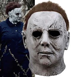 Party Masks 2018 Halloween Michael Myers Mask Cosplay Horror Creepy Demon Bloody Evil Killers Latex Helmet Carnival Masquerade Party Costume T231012