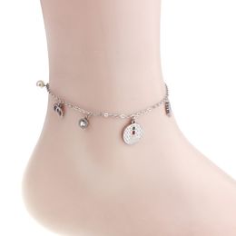 Designer footchain sandali a piedi nudi per scarpe da sposa a catena cavigliere della caviglia di sabbiatura anello di punta oro più calda perle di gioielli da sposa da sposa