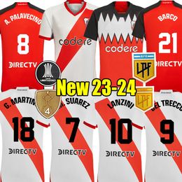 BORJA 23 24 RIVER PLATE J.AAREZ Home Soccer Maglie PALAVECINO 3rd Camiseta PEREZ DE LA CRUZ 2023 2024 Terzo AWAY Football Concept