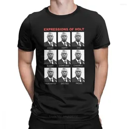Men's T Shirts Shirt Men Expressions Of Holt Tops Cool Brooklyn Nine 99 Classic Tees Short Sleeve Clothes Cotton O-neck T-Shirt