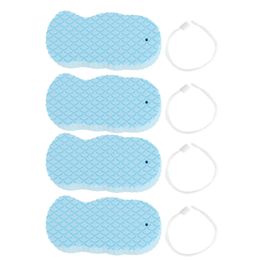 Bath Brushes Sponges Scrubbers Bath Baby Sponge Brush Scales Pattern Toughness Shower Sponge Convex Texture for Spa Room for Baby 231012