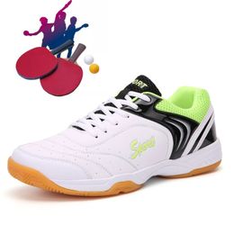 Vandringskor Spring Men's and Women's Table Tennis Shoes Workout Badminton Shoes Men's White Black Training Tennis Sneakers Storlek 36-46 231011