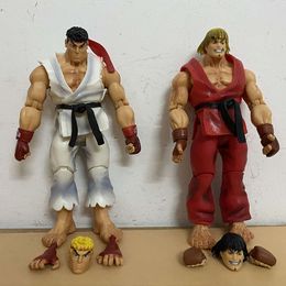 Mascot Costumes Neca Figure Ryu Figure Game Character Ken Doll Guile Toy Akuma Gouki Hoshi Chun-li Action Figure Model Toys Joint Movable Doll