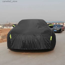 Car Covers 190T Universal Indoor Outdoor Full Auot Cover Sun UV Snow Dust Resistant Protection Fit Suv Sedan Hatchback Q231013