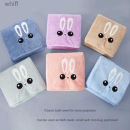 Towels Robes Thickened Bath Towels Cute Children Newborn Baby Super Soft Absorbent Pure Cotton Hooded Cloak Bath Towel Can Be Worn BlanketL231124