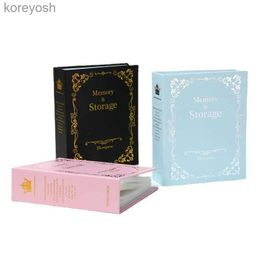 Albums Books 100 Pictures Pockets 10x15cm Gilded Photo Album 6 Inch Inters Photos Book Case Kid Memory GiftL231012