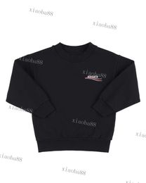 Street Fashion Jungen Mädchen Hoodie Baumwolle Kinder Kleidung Langarm Sweatshirts Kinder Kapuzen-T-Shirts rot balck Luxus Top-Markendesigner schwarz 2024