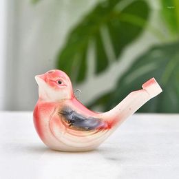 Party Favor Coloured Drawing Water Bird Whistle Bathtime Musical Toy For Kid Early Learning Educational Children Gift Instrument