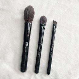 CHIKU-HODO Z-Series Makeup Brushes (Z-2 Highlight Z-5 Eye Shadow Z-6 Eye Brow) - 100% Gray Squirrel Hair Beauty Cosmetic Blending Brushes Beauty Tools