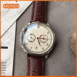 Wristwatches MDNEN Men's Watch 904l Stainless Steel Automatic Mechanical 44mm-IC