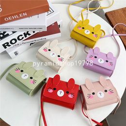 Lovely Cartoon Boys Kids Mini Shoulder Bag Coin Purse Children's Accessories Small Crossbody Bags Cute Rabbit Girls Handbags