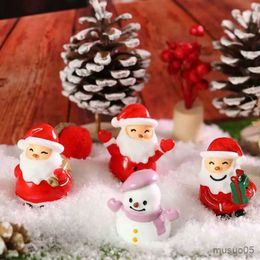 Christmas Toy Supplies Christmas Toys Cute Santa Decorative Desktop Xmas Gift Santa Snowman Christmas Figurine Ornament New Year decor for home R231012