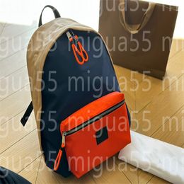 designer luxury Large capacity Colour matching design waterproof nylon backpack