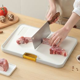 Vertical double-sided square chopping board thickened antibacterial and Mould resistant plastic cutting board vegetable cutting board double-sided