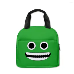 Backpack 3D Game Garten Of Banban Lunch Bag Primary Middle School Students Boys Girls Handbag Ice Picnic